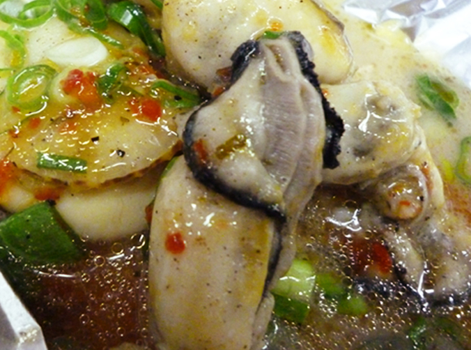 かきとホタテの洋風たれ